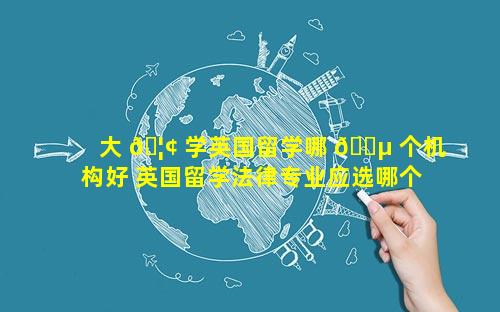 大 🦢 学英国留学哪 🌵 个机构好 英国留学法律专业应选哪个大学
